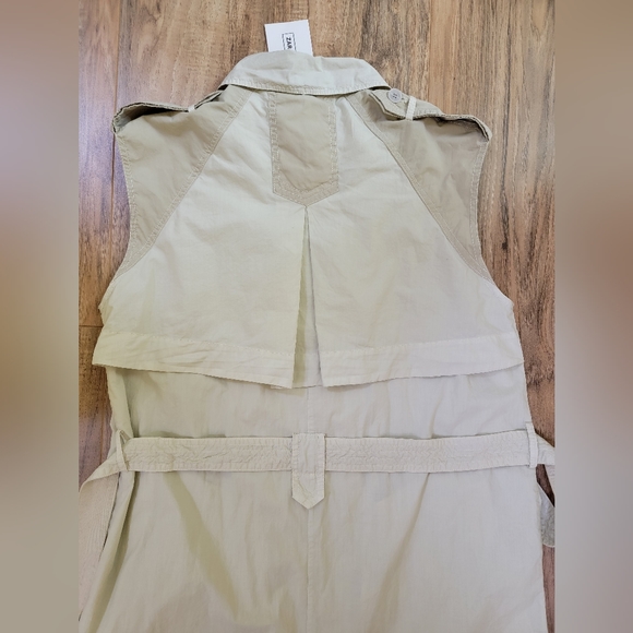 Zara SRPLS  limited edition trench dress, size S, beige - Picture 8 of 11